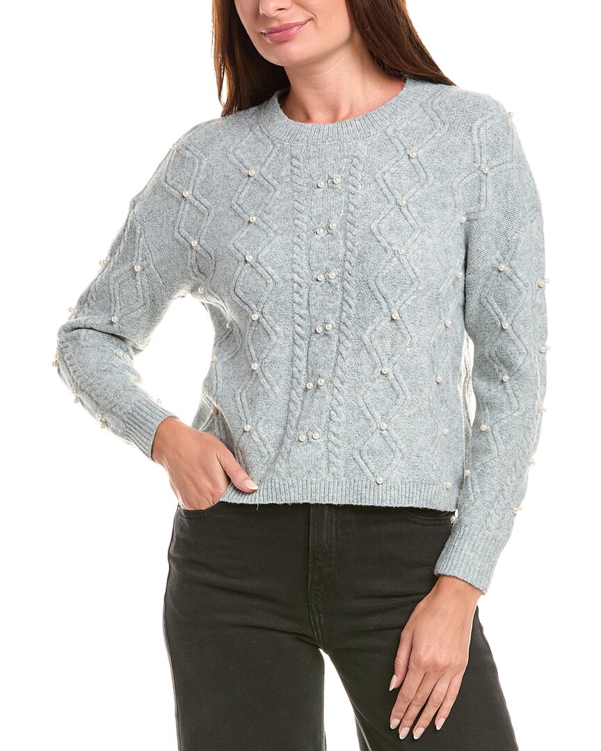 Дождь и роза свитер с жемчужными бусинами и косой вязкой Rain + Rose
Дождь и роза свитер с жемчужными бусинами и косой вязкой Rain + Rose