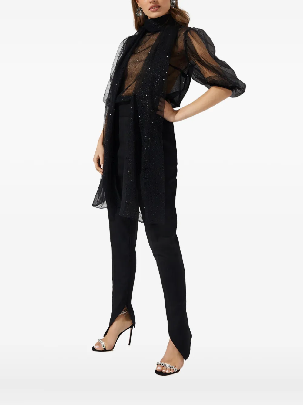 Боди Fairy Noir с кристаллами и шарфом Bronx And Banco, черный
Боди Fairy Noir с кристаллами и шарфом Bronx And Banco, черный