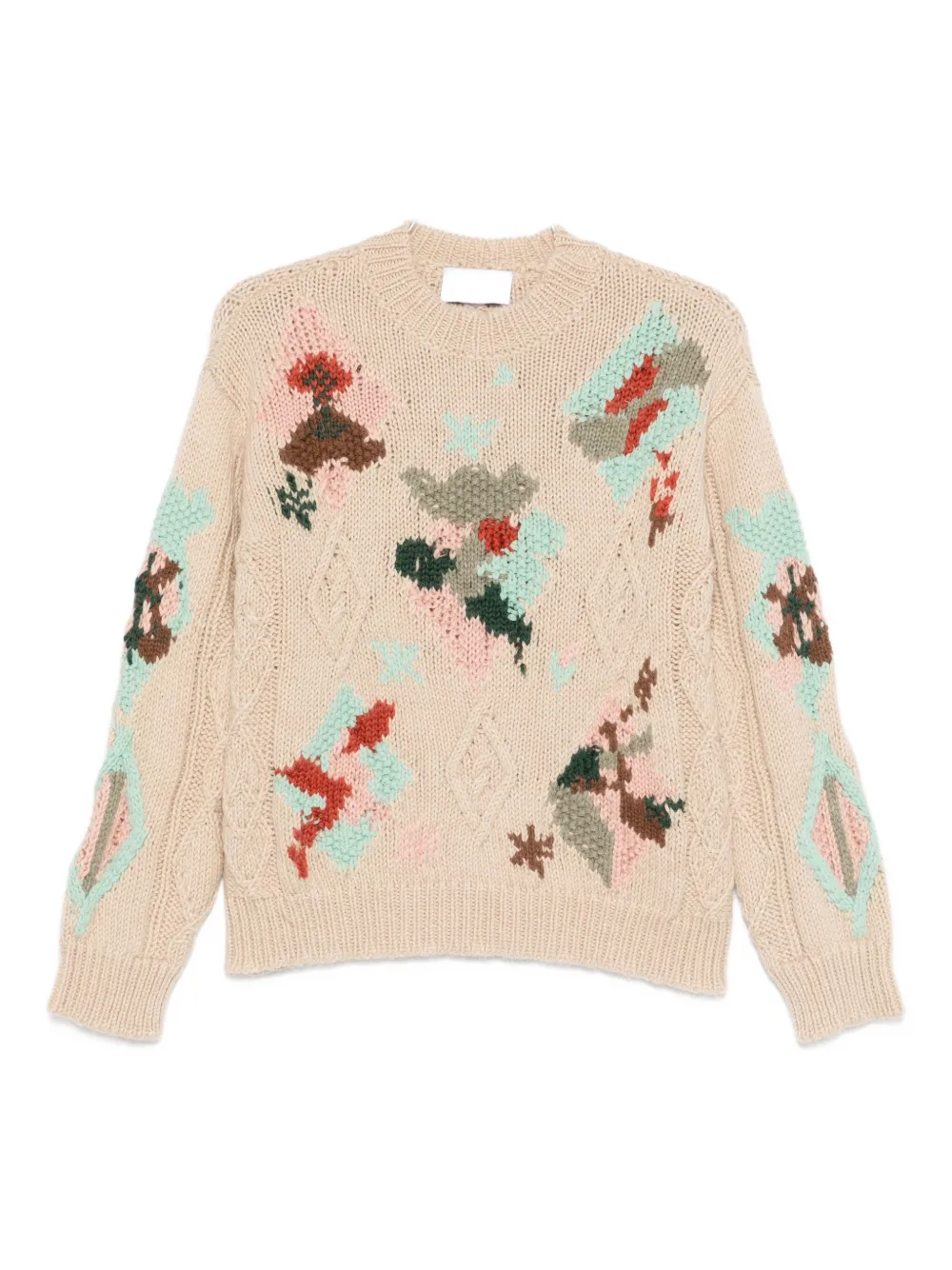 Свитер вязки интарсия Daniele Fiesoli, бежевый
Свитер вязки интарсия Daniele Fiesoli, бежевый