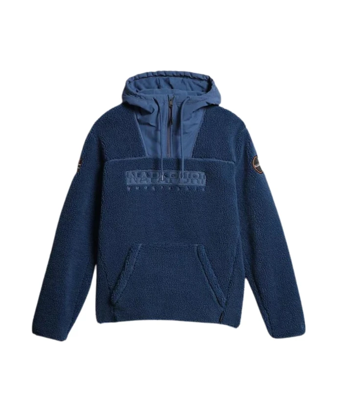 Синяя толстовка с застежкой-молнией до середины груди, флисовая Teide. Napapijri, синий
Синяя толстовка с застежкой-молнией до середины груди, флисовая Teide. Napapijri, синий