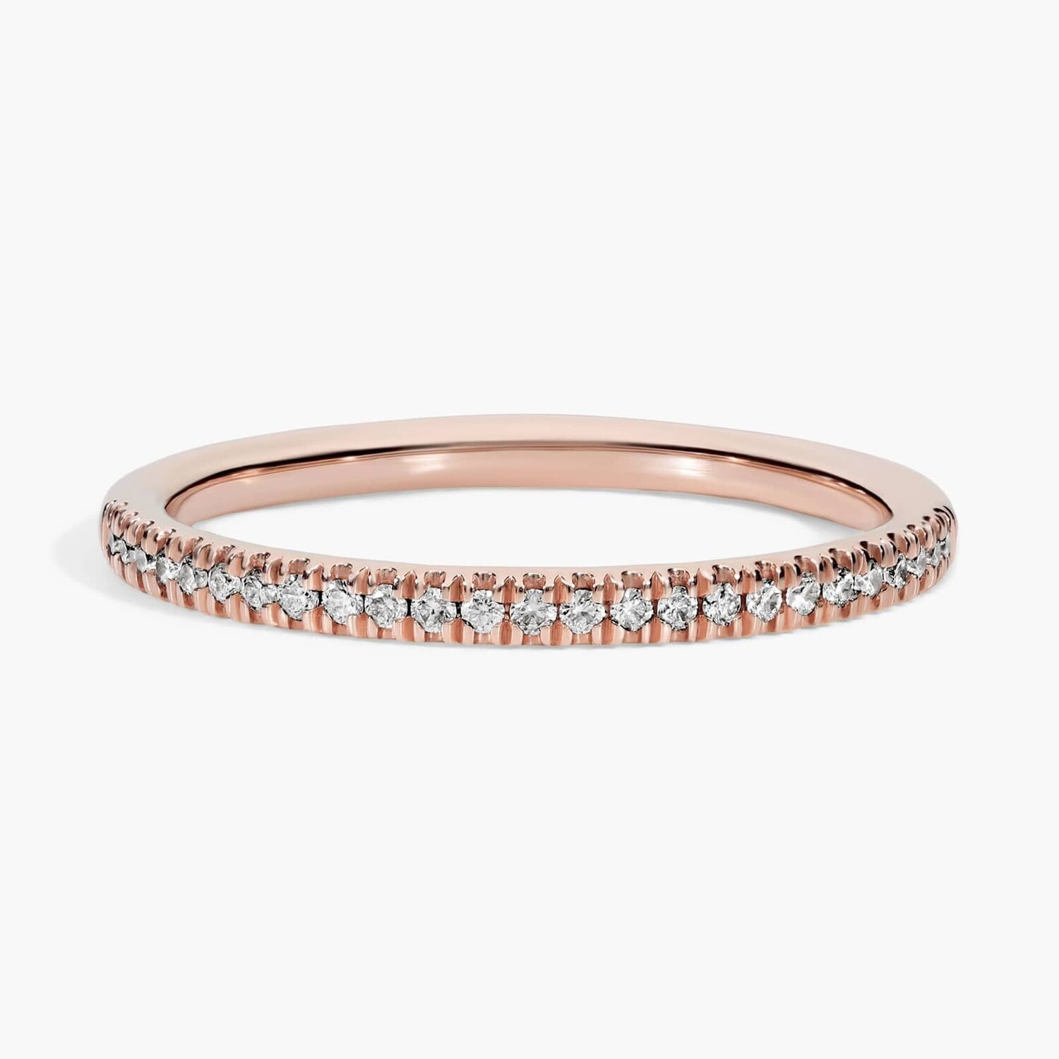 Кольцо Petite Micropavé с бриллиантами из розового золота 14 карат (1/10 карата, двойной размер) Blue Nile
Кольцо Petite Micropavé с бриллиантами из розового золота 14 карат (1/10 карата, двойной размер) Blue Nile