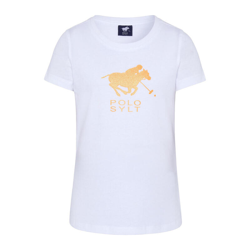Футболка с блестящим принтом этикеток POLO SYLT, цвет weiss
Футболка с блестящим принтом этикеток POLO SYLT, цвет weiss