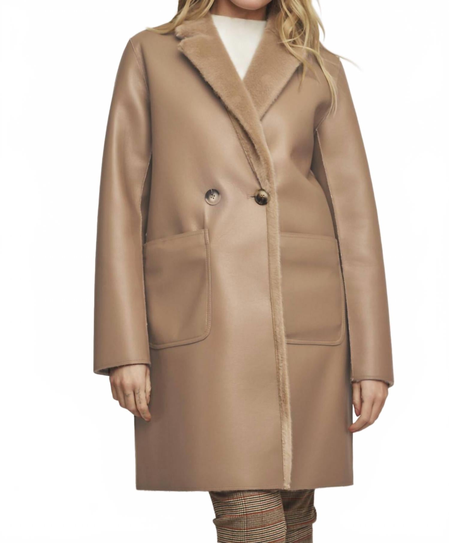 Айвон Реверсивное пальто в цвете Твиг RINO & PELLE, Twig
Айвон Реверсивное пальто в цвете Твиг RINO & PELLE, Twig