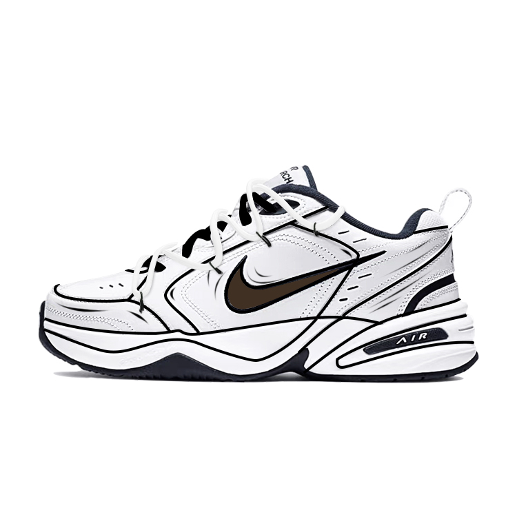 Air Monarch 4 устойчивые к истиранию кроссовки low top chunky unisex Nike, белый
Air Monarch 4 устойчивые к истиранию кроссовки low top chunky unisex Nike, белый