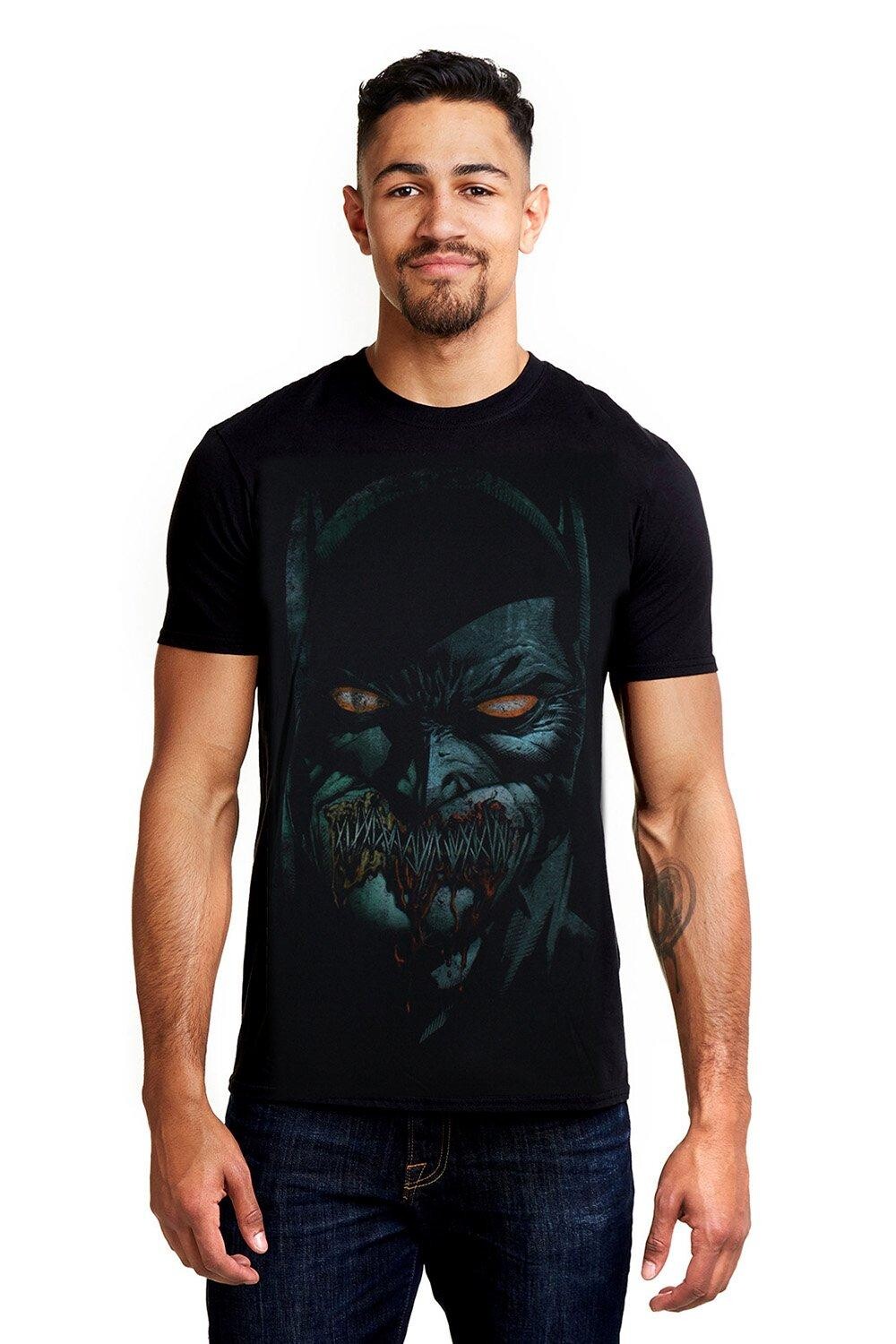 Сшитая хлопковая футболка DC Comics, черный
Сшитая хлопковая футболка DC Comics, черный