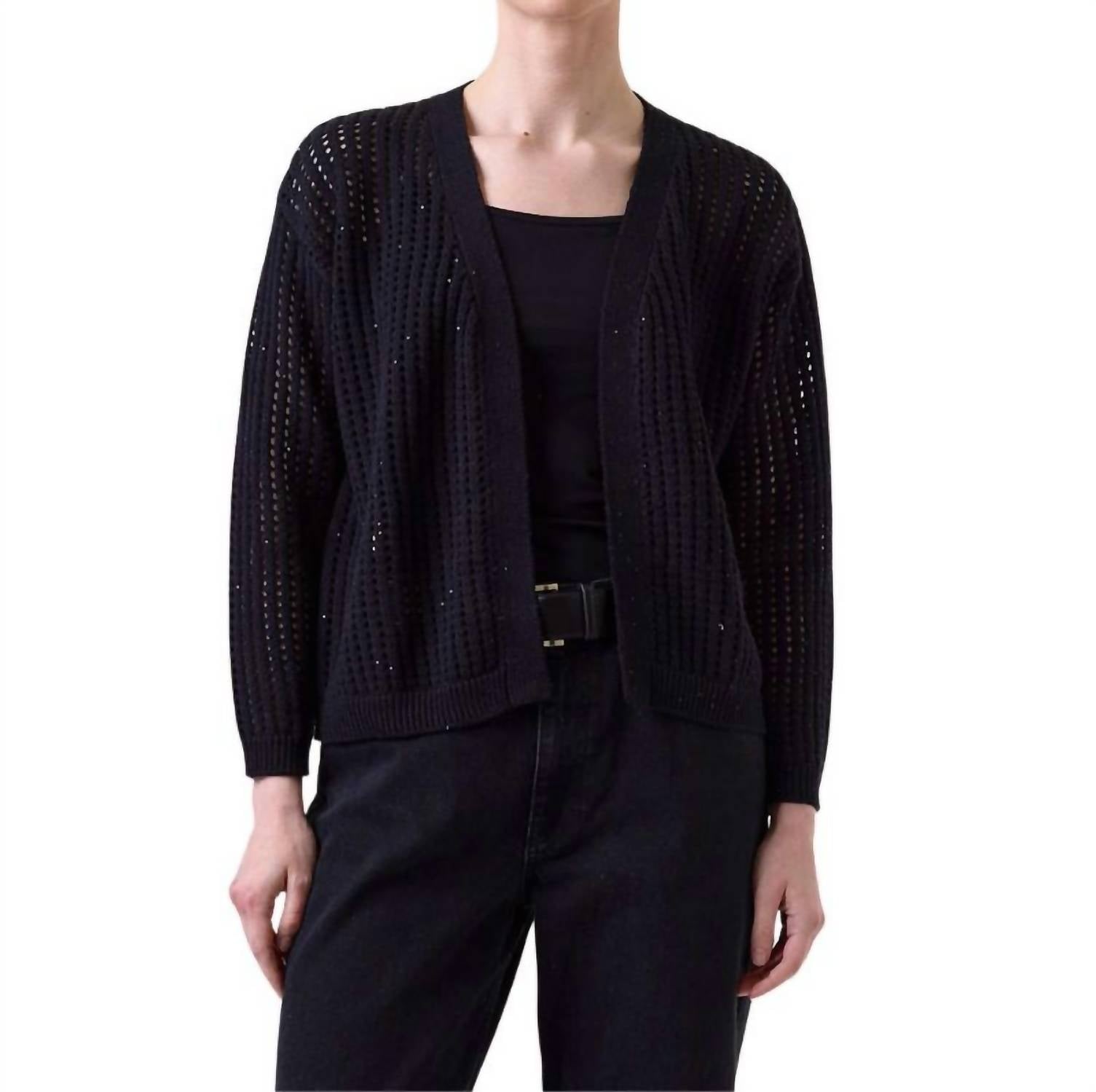 Brodie Cashmere Кардиган Astrid с пайетками, черный
Brodie Cashmere Кардиган Astrid с пайетками, черный