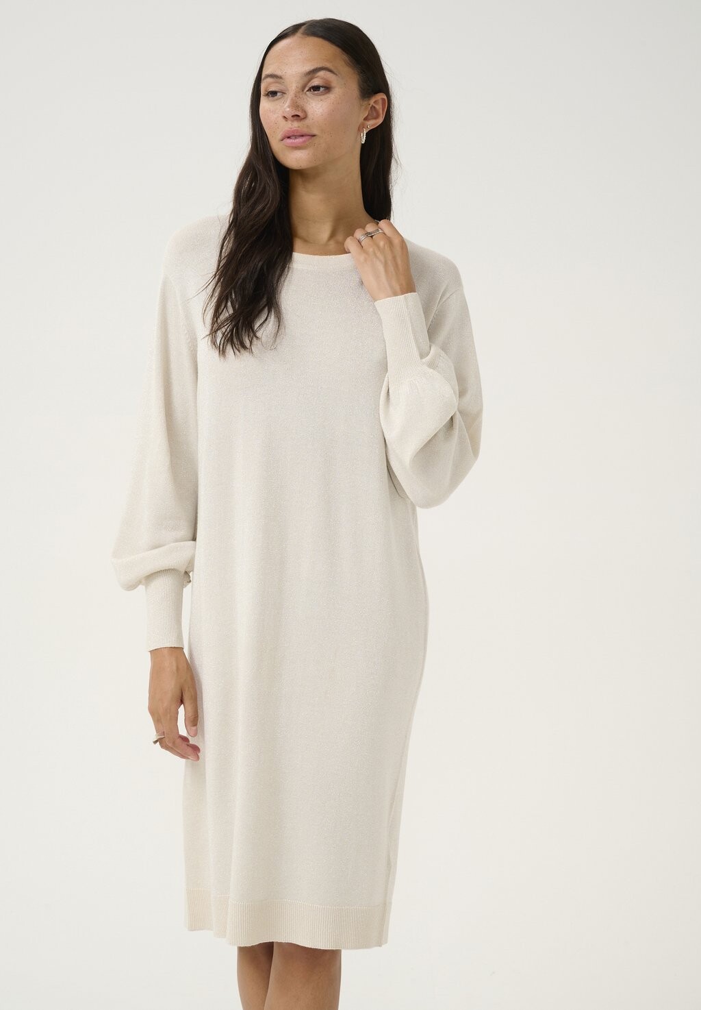 Платье-джемпер AREGINA Kaffe, бежевый 
Платье-джемпер AREGINA Kaffe, бежевый