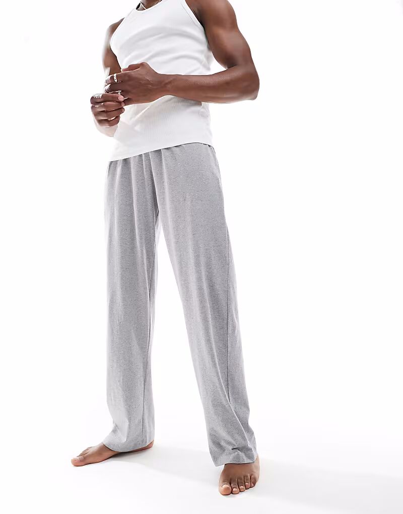 Штаны для дома ASOS DESIGN из серого меланжевого трикотажа
Штаны для дома ASOS DESIGN из серого меланжевого трикотажа