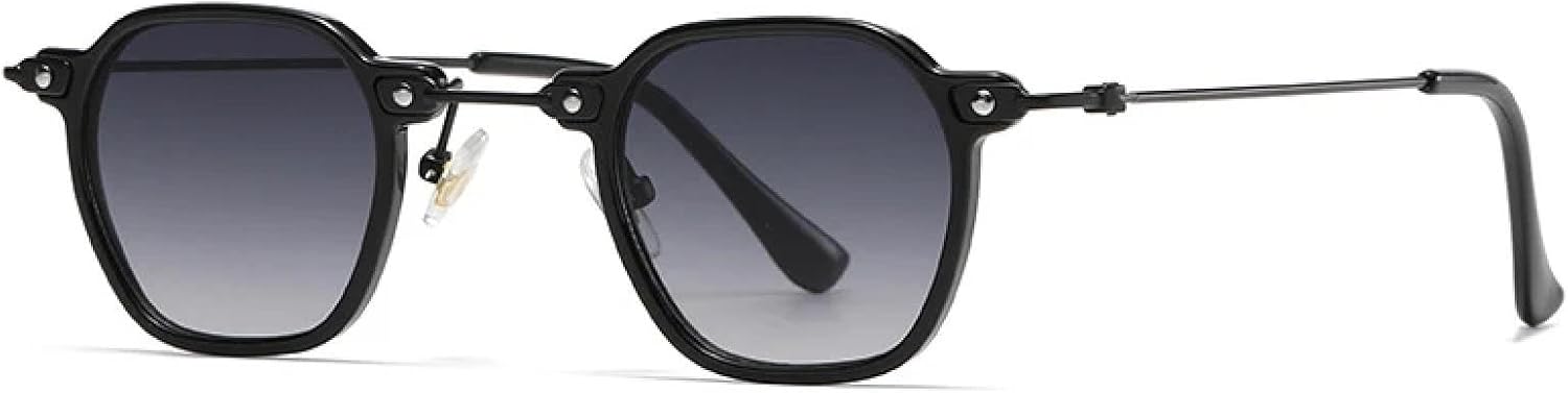 Солнцезащитные очки для женщин и мужчин в стиле панк, с прозрачными градиентными линзами, защитой от УФ-излучения UV400, в ретро-стиле, с заклепками UATXTAU, Black Gray Gradient
Солнцезащитные очки для женщин и мужчин в стиле панк, с прозрачными градиентными линзами, защитой от УФ-излучения UV400, в ретро-стиле, с заклепками UATXTAU, Black Gray Gradient