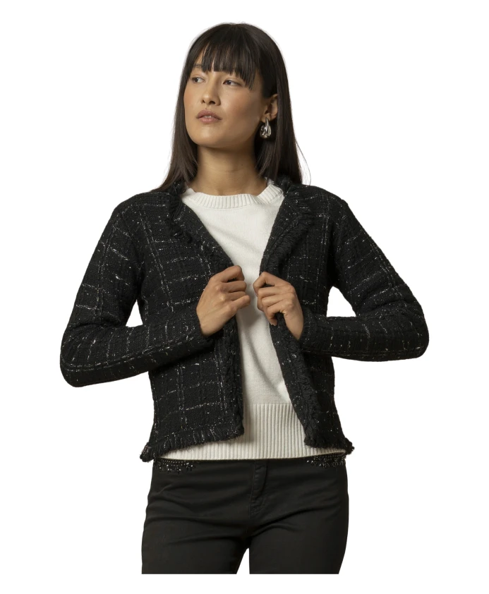 Пуловер с узором в стиле куртки. Kocca, черный
Пуловер с узором в стиле куртки. Kocca, черный