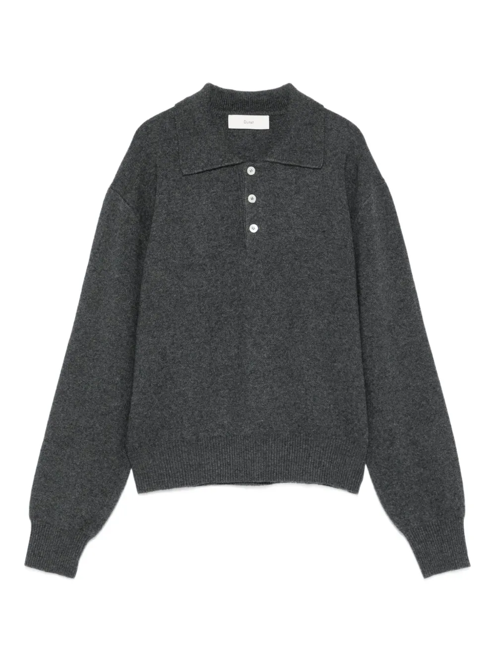 Кашемировый пуловер-поло DUNST, серый
Кашемировый пуловер-поло DUNST, серый