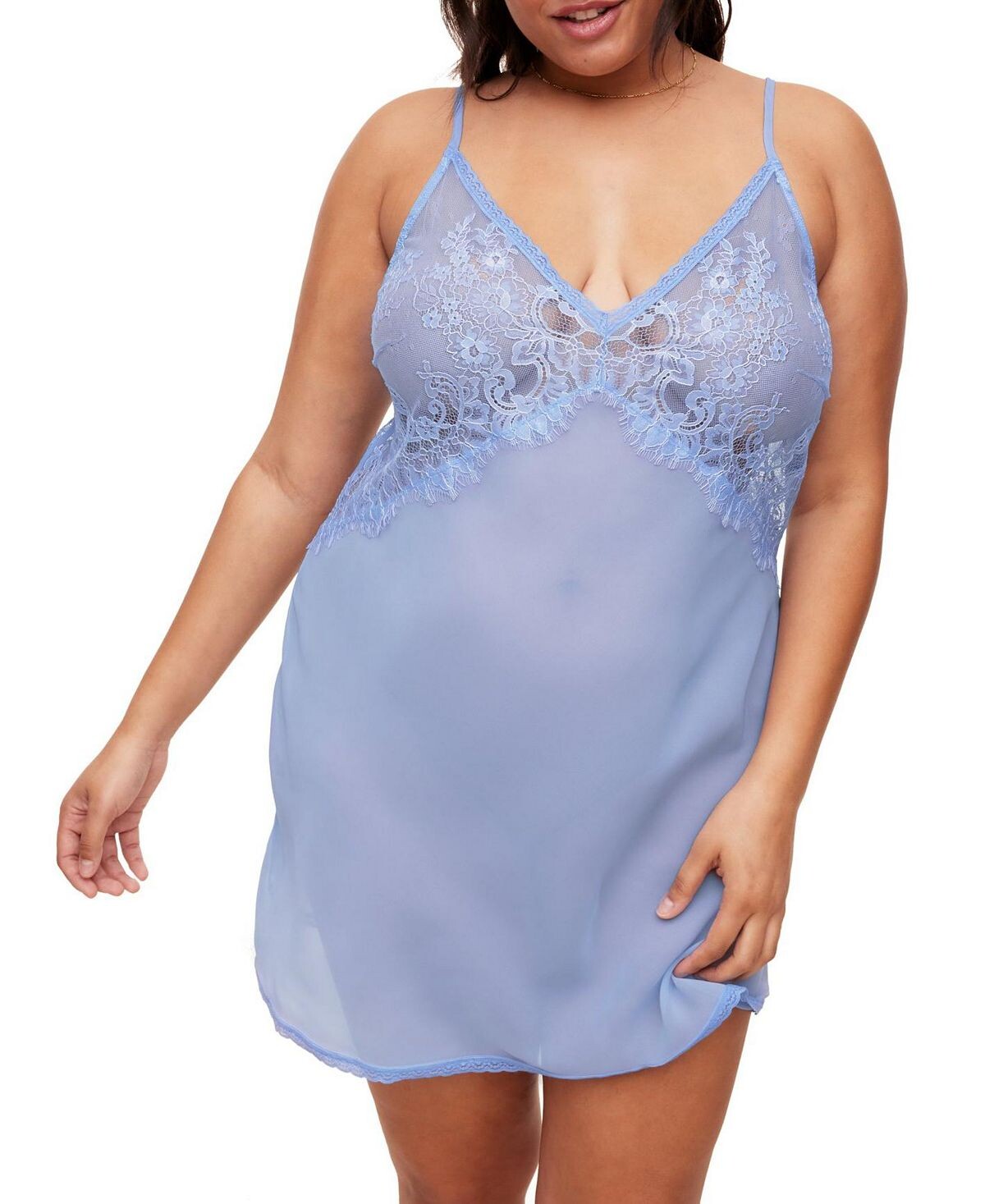 Женское нижнее белье-комбинация больших размеров Raquel Adore Me, синий
Женское нижнее белье-комбинация больших размеров Raquel Adore Me, синий