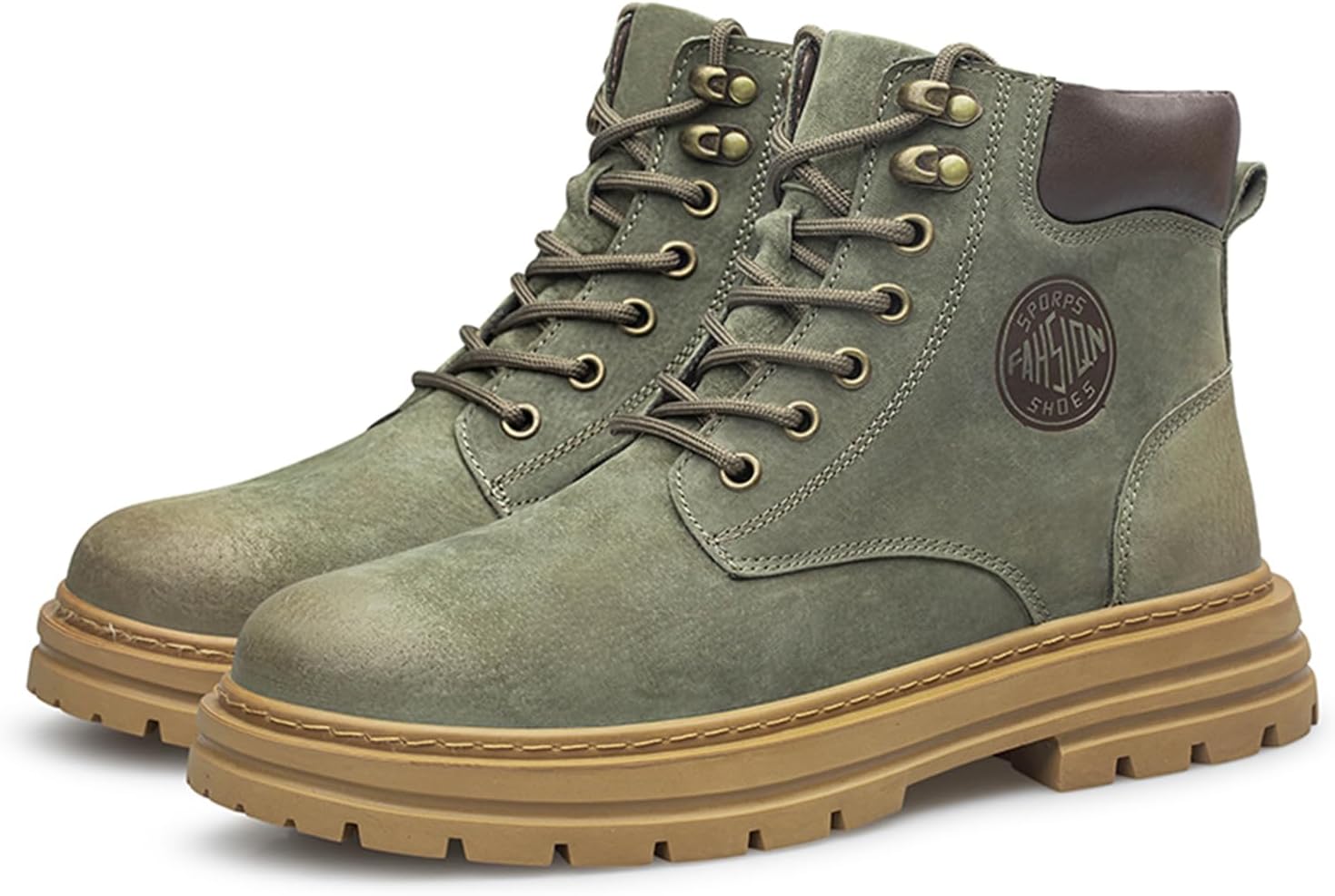 Мужские ботинки с защищенным носком Dacnakby, пшеница, нубук. Удобные водонепроницаемые ботинки на шнуровке с платформой для строительства, прочной подошвой, в стиле боевых, противоскользящие, легкие защитные ботинки, зеленый
Мужские ботинки с защищенным носком Dacnakby, пшеница, нубук. Удобные водонепроницаемые ботинки на шнуровке с платформой для строительства, прочной подошвой, в стиле боевых, противоскользящие, легкие защитные ботинки, зеленый