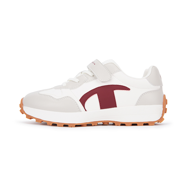 Champion Kids Детские кроссовки с нескользящей подошвой, износостойкие, бежево-бордовые 
Champion Kids Детские кроссовки с нескользящей подошвой, износостойкие, бежево-бордовые