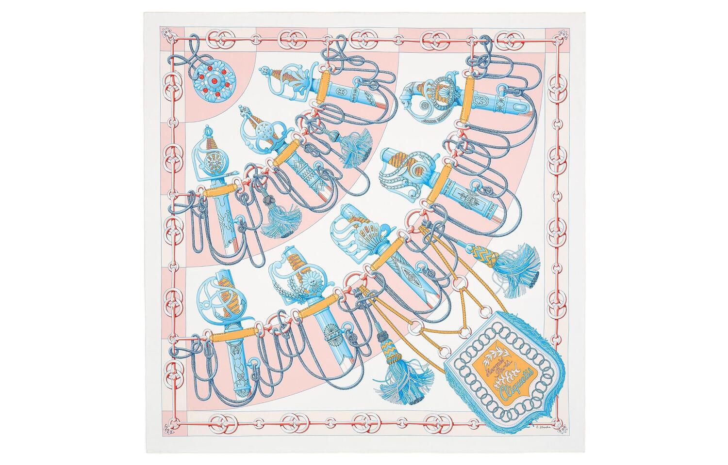 Hermès Pre Owned Шёлковый платок Cliquetis 2020-х годов HERMES, Розовый/Белый
Hermès Pre Owned Шёлковый платок Cliquetis 2020-х годов HERMES, Розовый/Белый