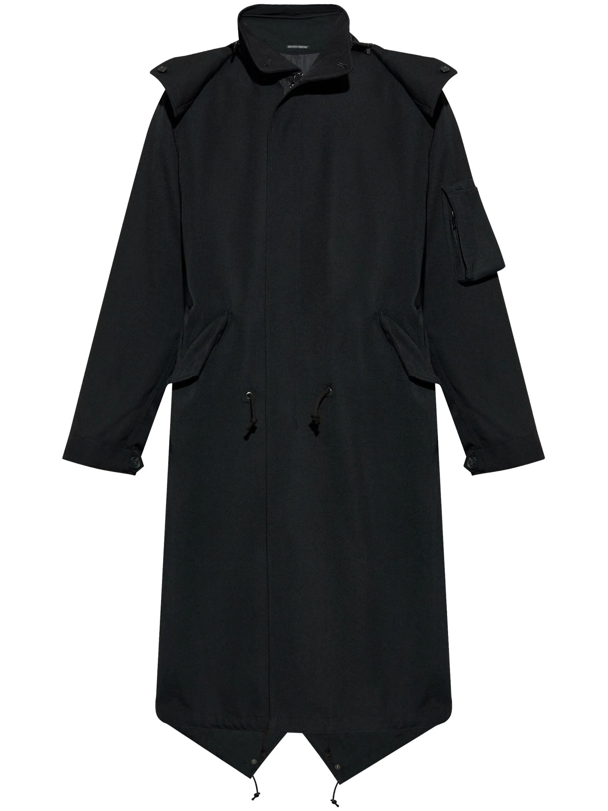 Тренч с капюшоном Yohji Yamamoto, черный
Тренч с капюшоном Yohji Yamamoto, черный