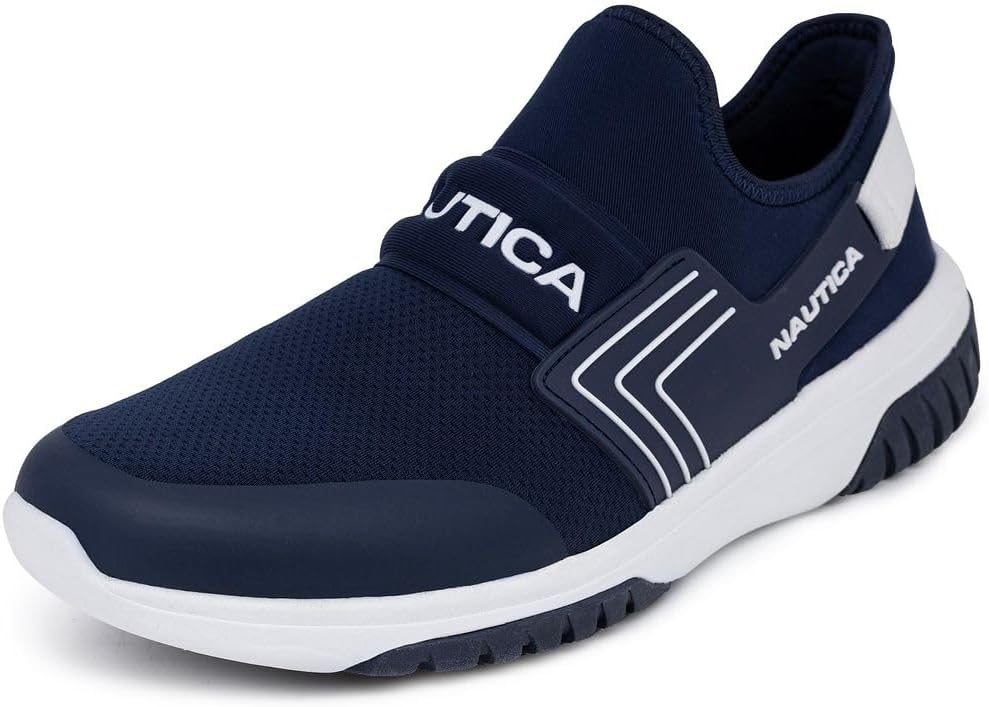 Мужские слипоны Nautica - повседневная модная обувь для прогулок, средняя и широкая полнота, белый/синий/темно-синий
Мужские слипоны Nautica - повседневная модная обувь для прогулок, средняя и широкая полнота, белый/синий/темно-синий