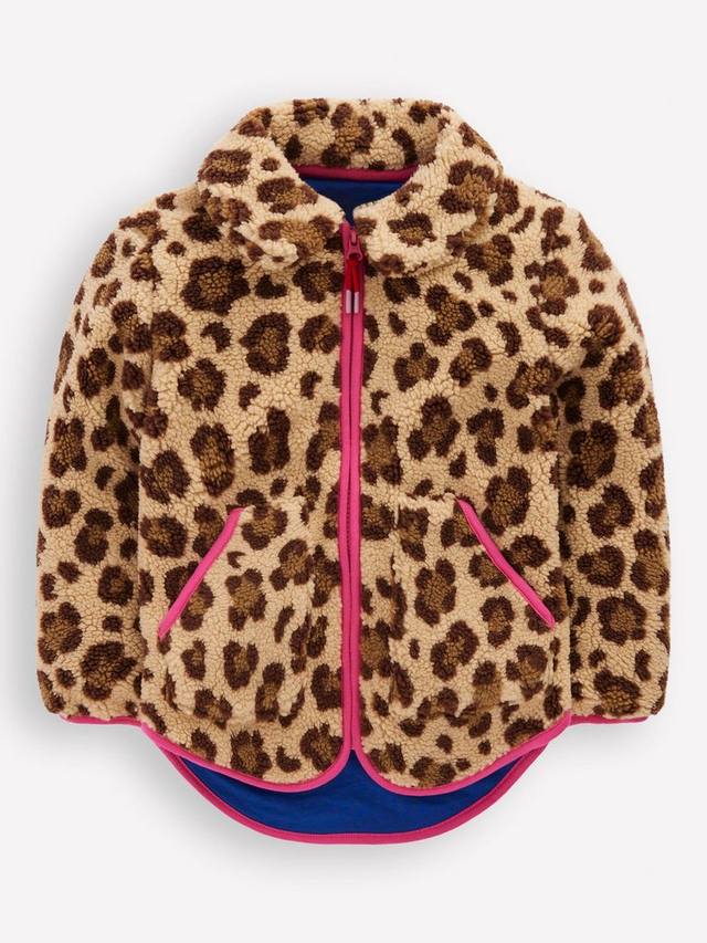 Детская куртка с воротником из борговой ткани Mini Boden, Leopard
Детская куртка с воротником из борговой ткани Mini Boden, Leopard