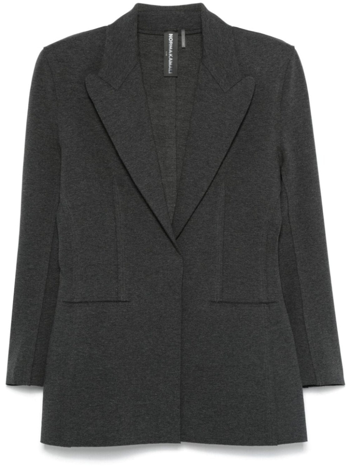 Однобортный пиджак Norma Kamali, серый
Однобортный пиджак Norma Kamali, серый