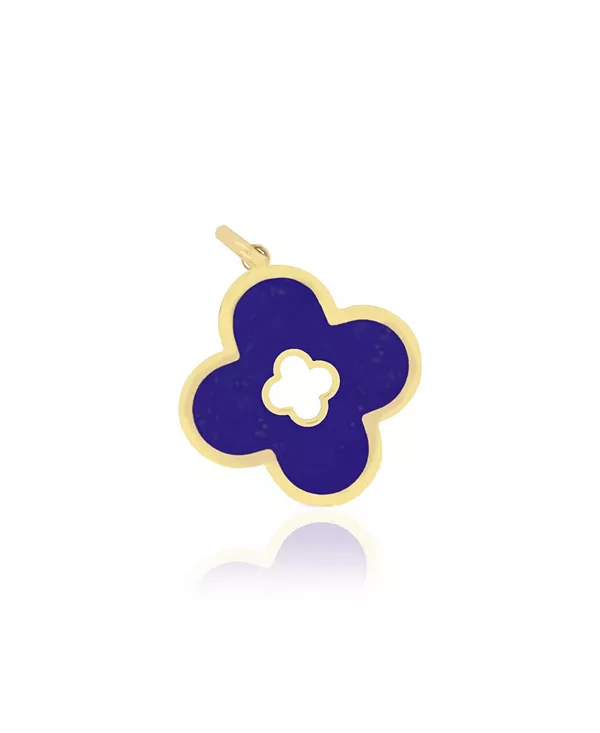 Подвеска-Клевер с вырезанным лазуритом, золото 14 карат The Lovery, lapis
Подвеска-Клевер с вырезанным лазуритом, золото 14 карат The Lovery, lapis