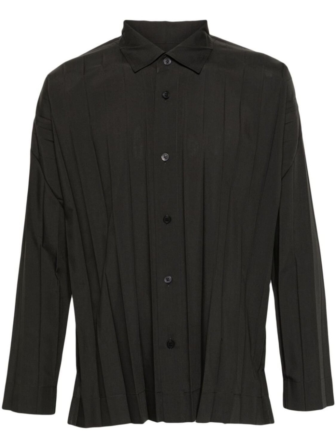 Homme Plissé Issey Miyake рубашка Edge с классическим воротником и складками, серый
Homme Plissé Issey Miyake рубашка Edge с классическим воротником и складками, серый