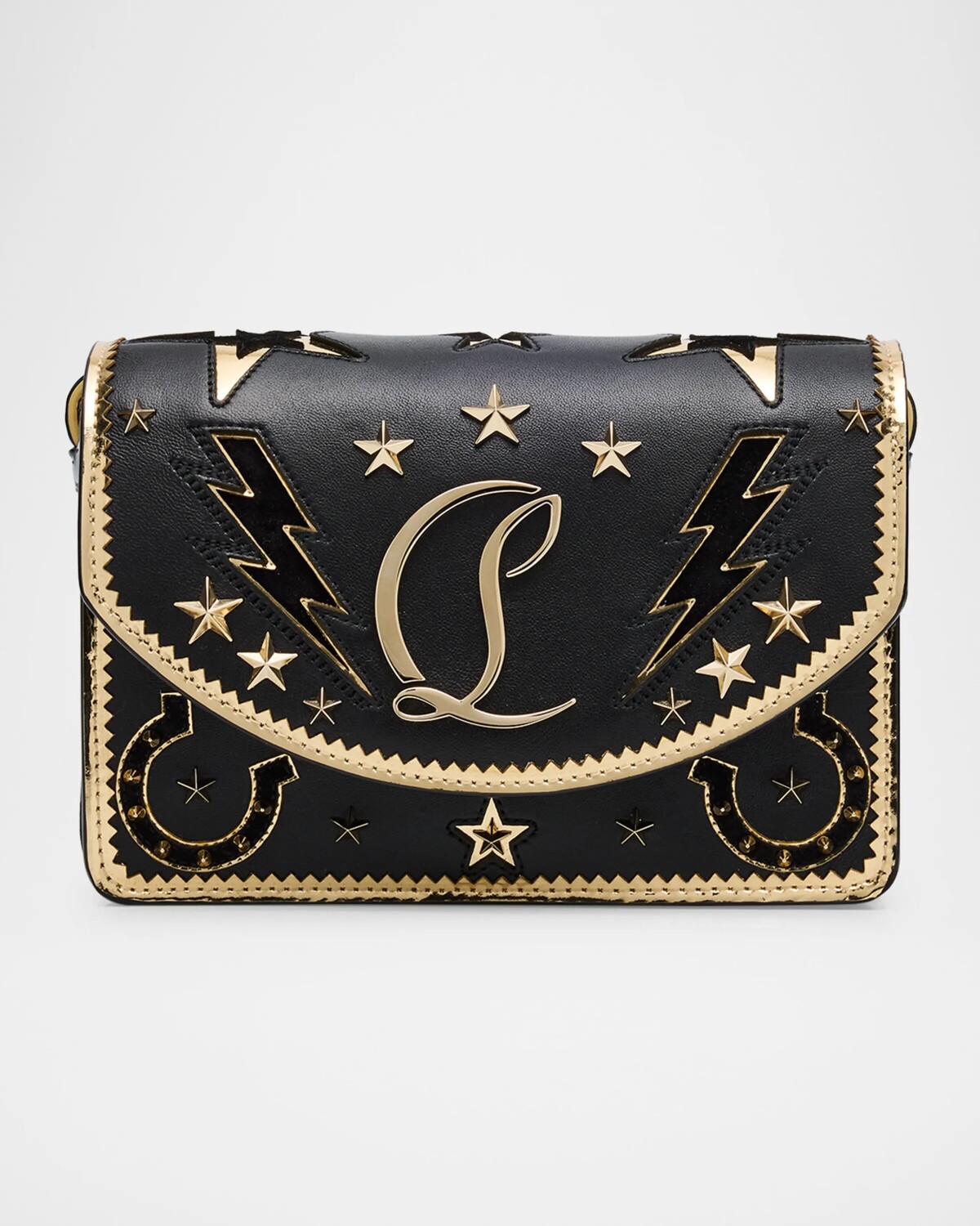 Маленькая сумка через плечо Giddy Loubi54 с тиснением Christian Louboutin, черный
Маленькая сумка через плечо Giddy Loubi54 с тиснением Christian Louboutin, черный