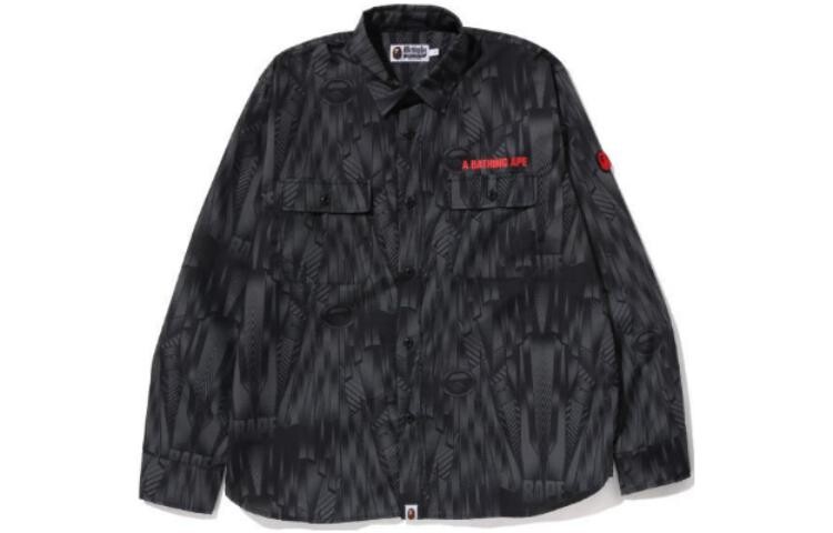 Рубашка мужская A Bathing Ape, черный
Рубашка мужская A Bathing Ape, черный