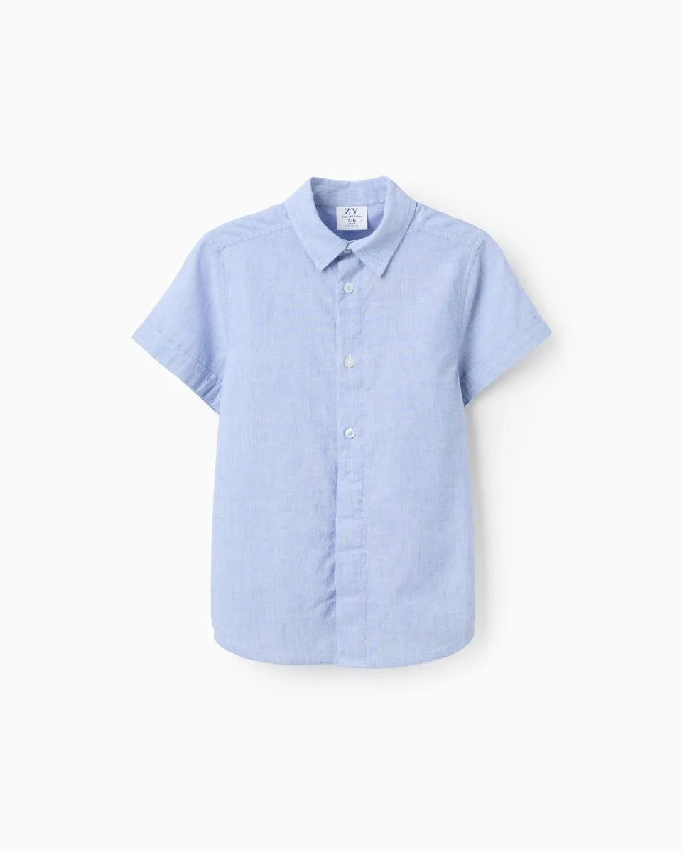 Детская рубашка 100% хлопок ткань пике Zippy, светло-голубой
Детская рубашка 100% хлопок ткань пике Zippy, светло-голубой