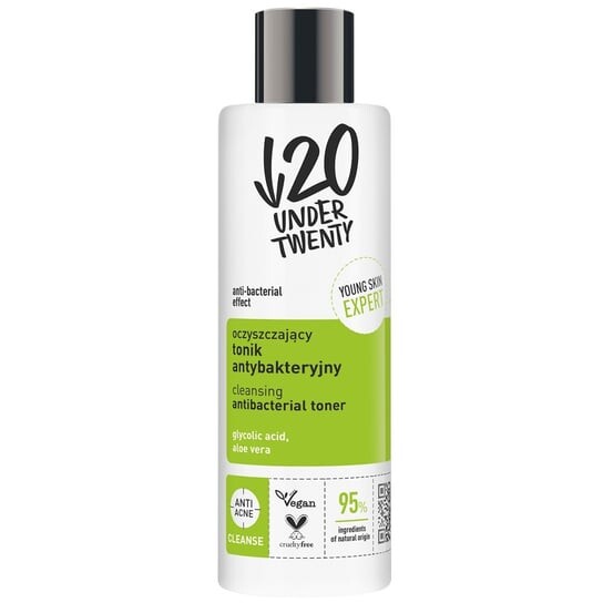 Очищающий антибактериальный тоник 200мл, Under Twenty
Очищающий антибактериальный тоник 200мл, Under Twenty