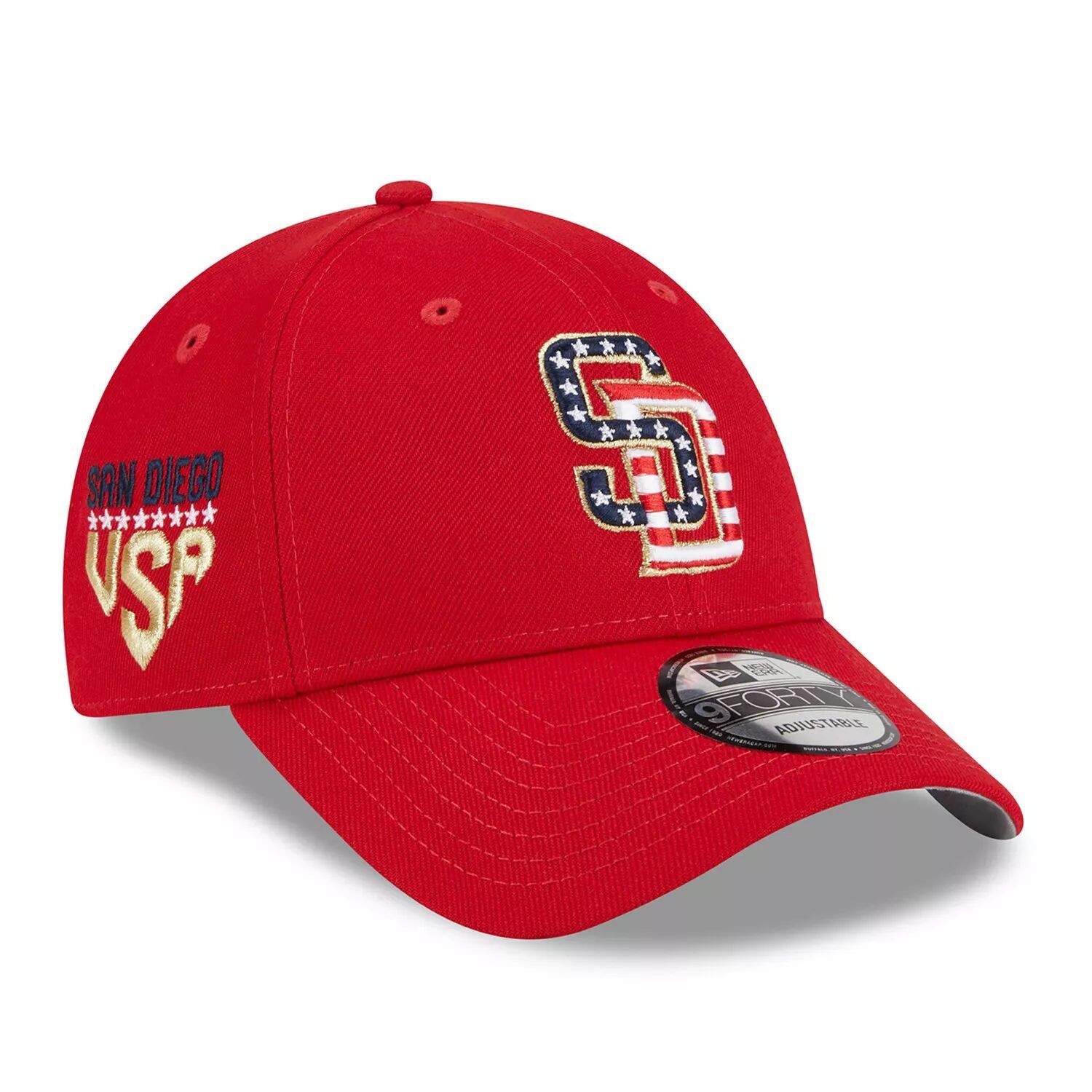 Мужская регулируемая кепка New Era Red San Diego Padres 2023 Fourth of июля 9FORTY
Мужская регулируемая кепка New Era Red San Diego Padres 2023 Fourth of июля 9FORTY