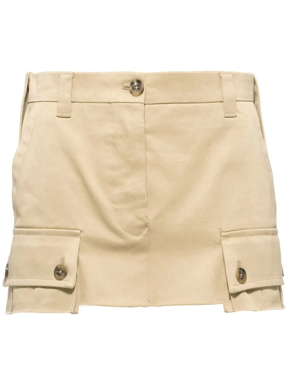 Юбка мини с необработанными краями MIU MIU, нейтральный
Юбка мини с необработанными краями MIU MIU, нейтральный