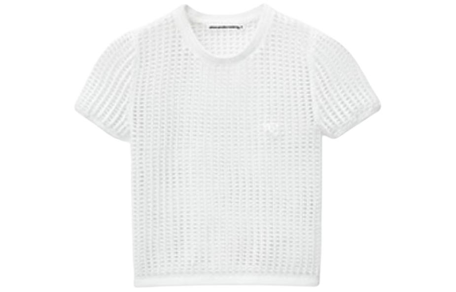 Топ с сетчатыми деталями Alexander Wang, белый
Топ с сетчатыми деталями Alexander Wang, белый