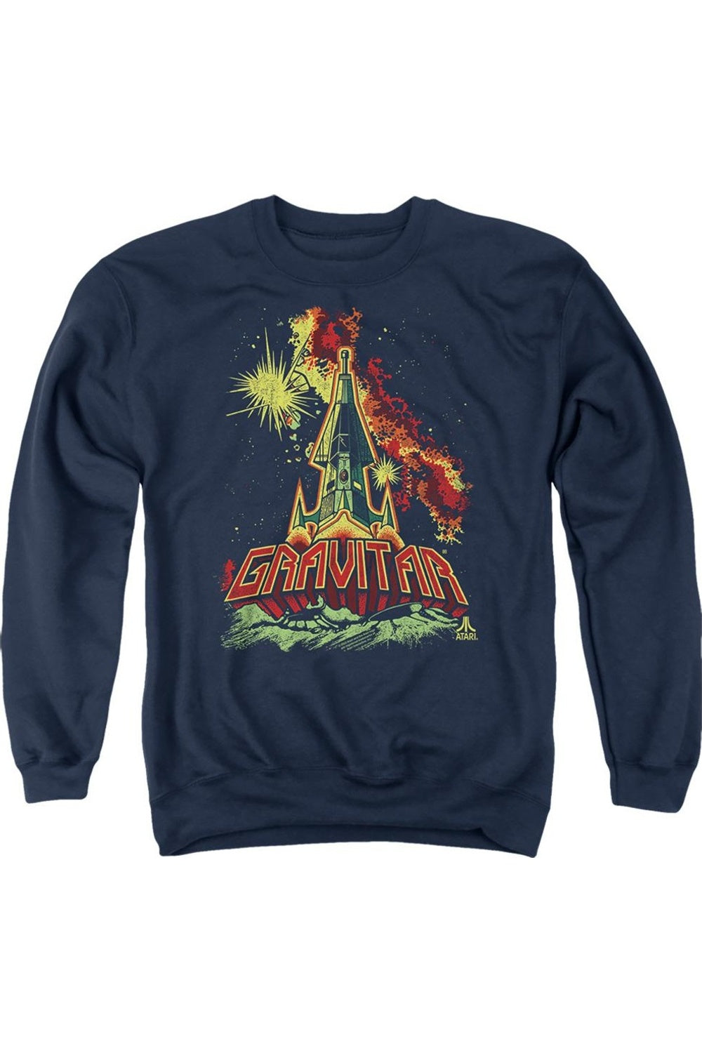 Atari Blast Off Взрослый свитшот с круглым вырезом Gildan, темно-синий
Atari Blast Off Взрослый свитшот с круглым вырезом Gildan, темно-синий