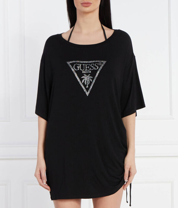 Футболка с завязкой Relaxed fit Guess Swimwear, черный
Футболка с завязкой Relaxed fit Guess Swimwear, черный