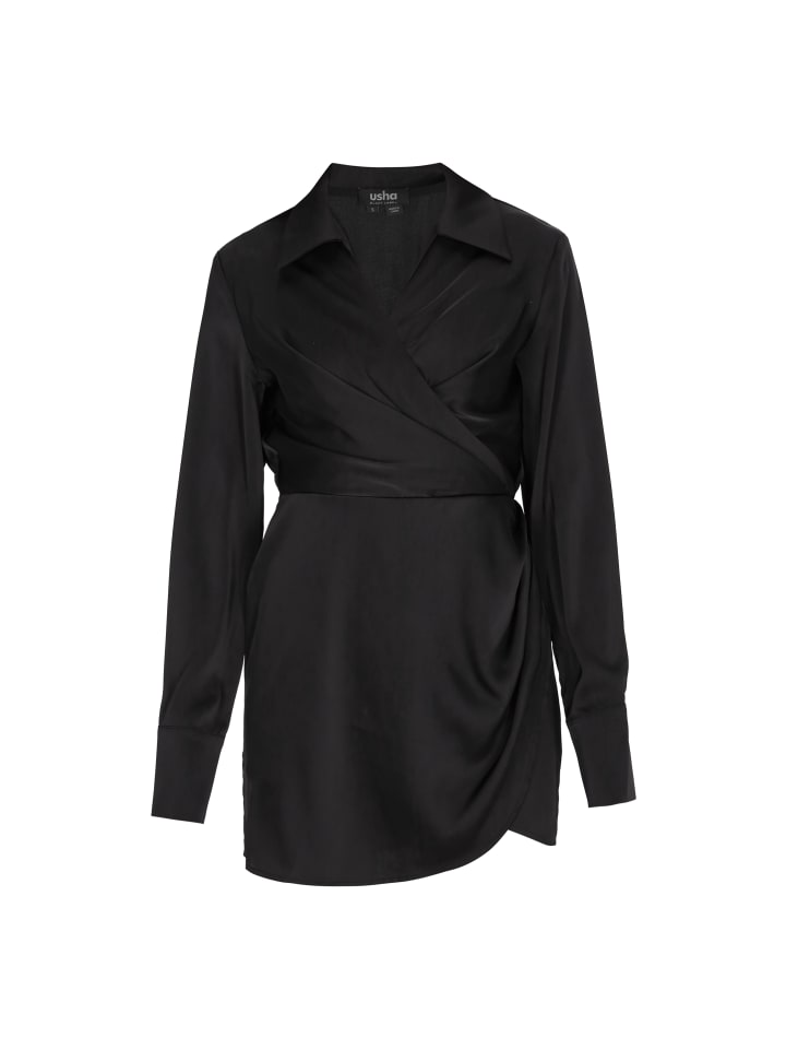 Usha BLACK LABEL Женское платье черного цвета
Usha BLACK LABEL Женское платье черного цвета