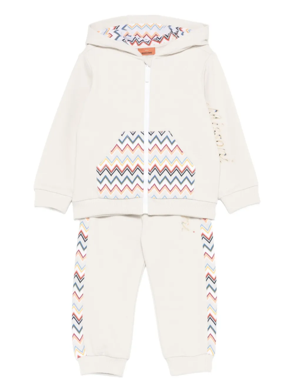 Спортивный костюм с капюшоном Missoni Kids, нейтральный
Спортивный костюм с капюшоном Missoni Kids, нейтральный
