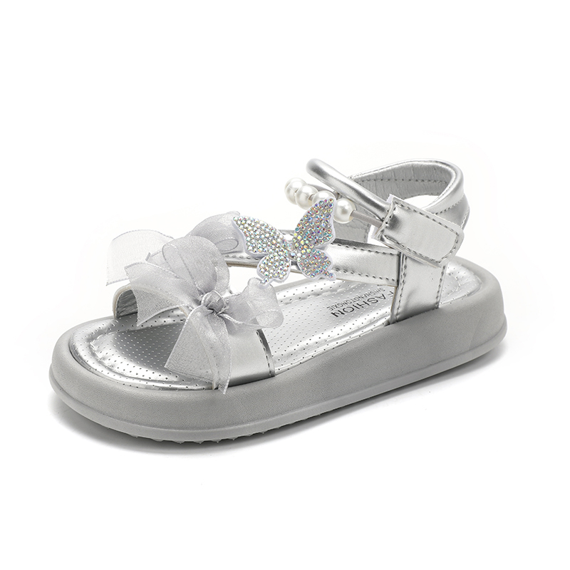Детские сандалии с нескользящей подошвой и износостойким верхом SHIBU, серебряный
Детские сандалии с нескользящей подошвой и износостойким верхом SHIBU, серебряный