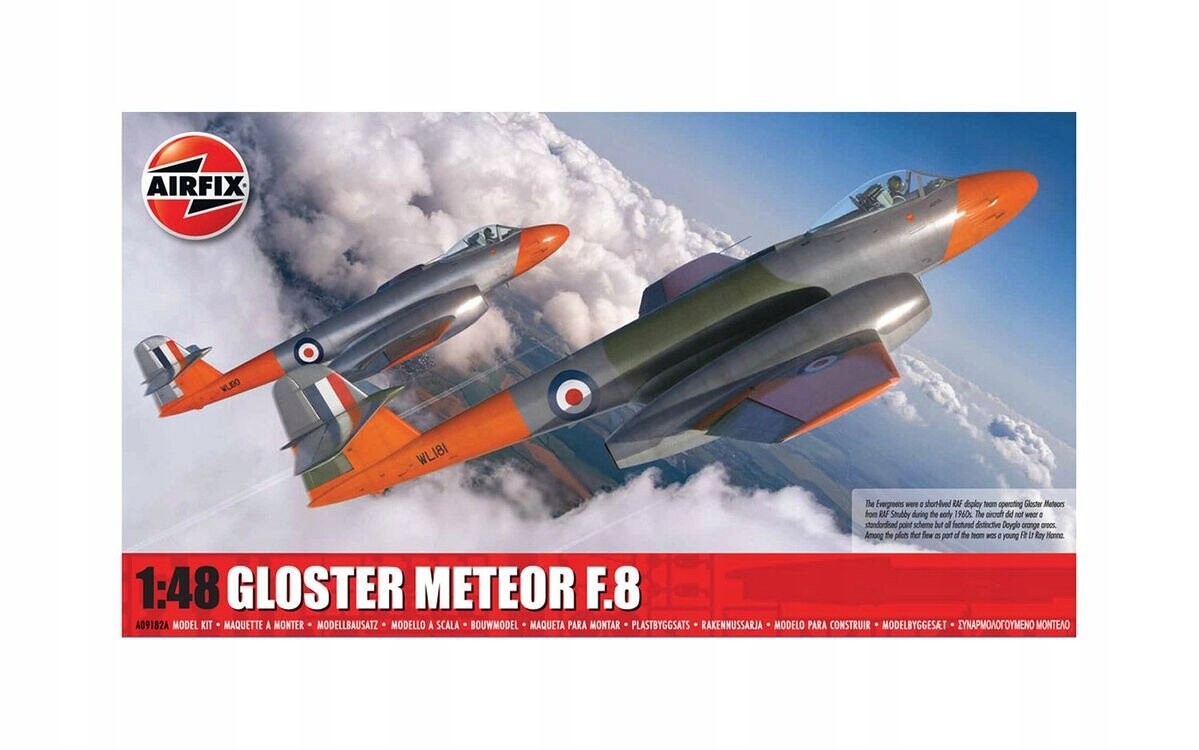 Глостер Метеор F8, Airfix 09182A
Глостер Метеор F8, Airfix 09182A