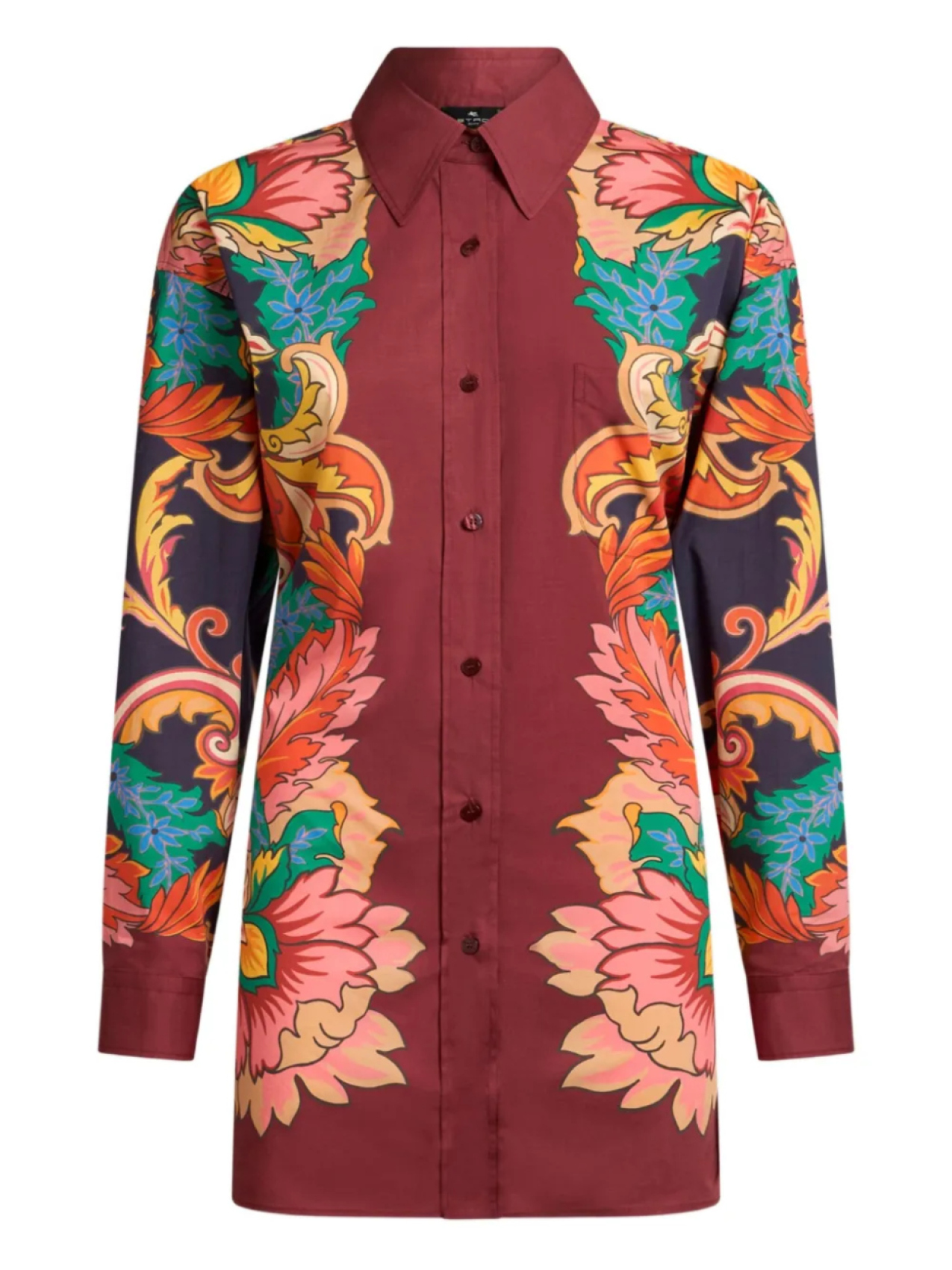 Рубашка с цветочным принтом ETRO, красный
Рубашка с цветочным принтом ETRO, красный