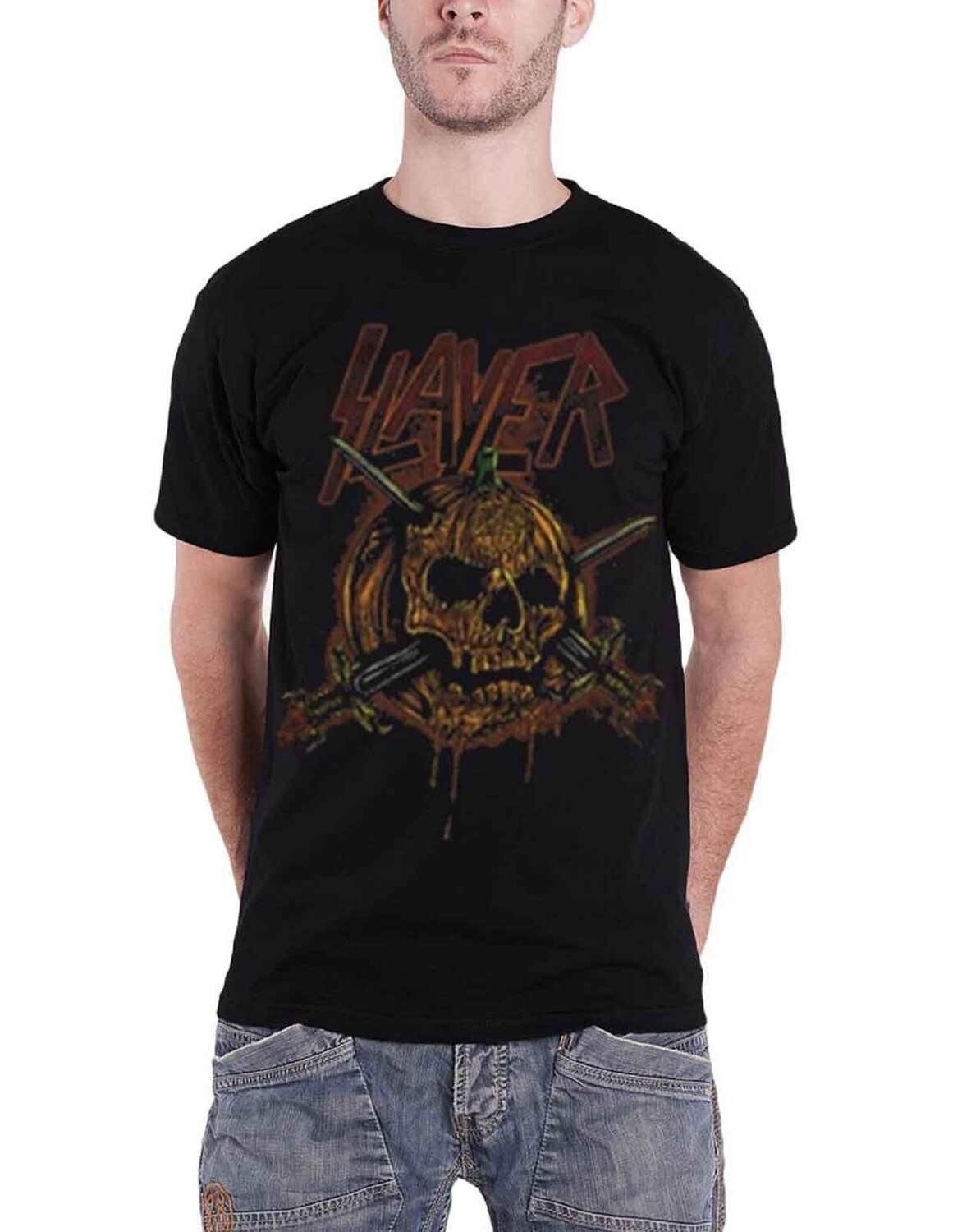 Футболка с тыквенными ножами Slayer, черный
Футболка с тыквенными ножами Slayer, черный