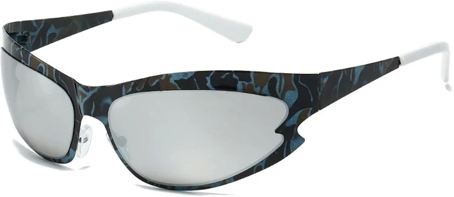 Модные солнцезащитные очки для женщин и мужчин, винтажные очки «кошачий глаз», очки для активного отдыха, спорта, велоспорта, защита от УФ-излучения UV400 TKKTLLT, White Silver
Модные солнцезащитные очки для женщин и мужчин, винтажные очки «кошачий глаз», очки для активного отдыха, спорта, велоспорта, защита от УФ-излучения UV400 TKKTLLT, White Silver