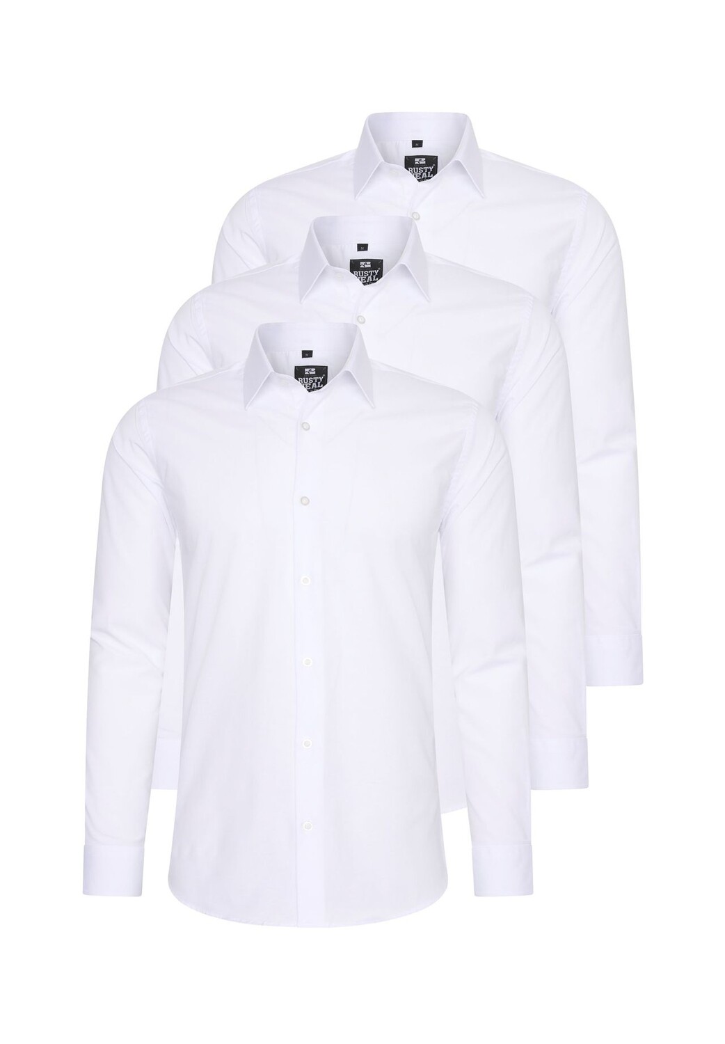 Рубашка (3 шт) с длинными рукавами, приталенного кроя RUSTY NEAL, белый
Рубашка (3 шт) с длинными рукавами, приталенного кроя RUSTY NEAL, белый