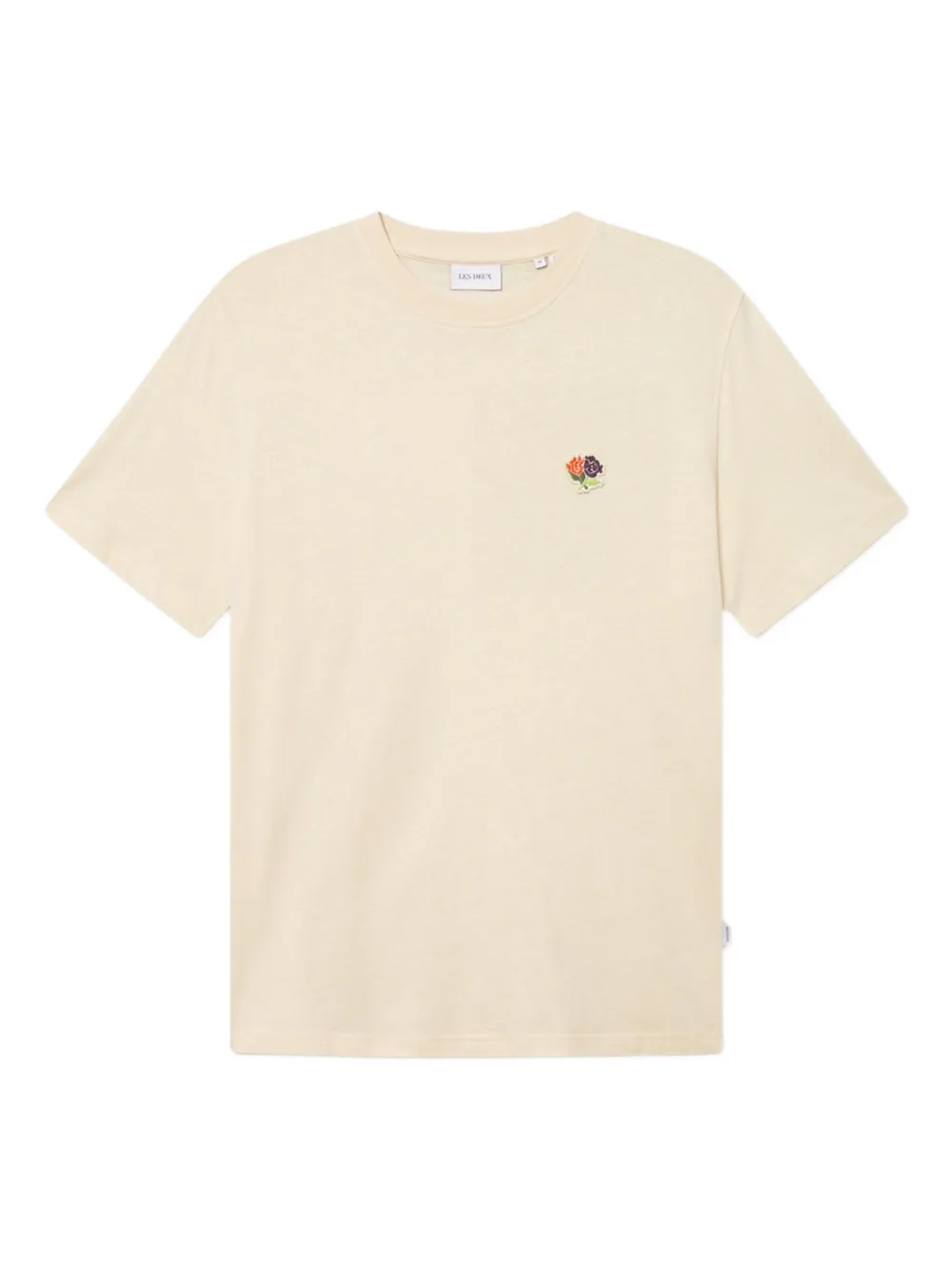 Футболка с цветочной вышивкой Les Deux, нейтральный 
Футболка с цветочной вышивкой Les Deux, нейтральный