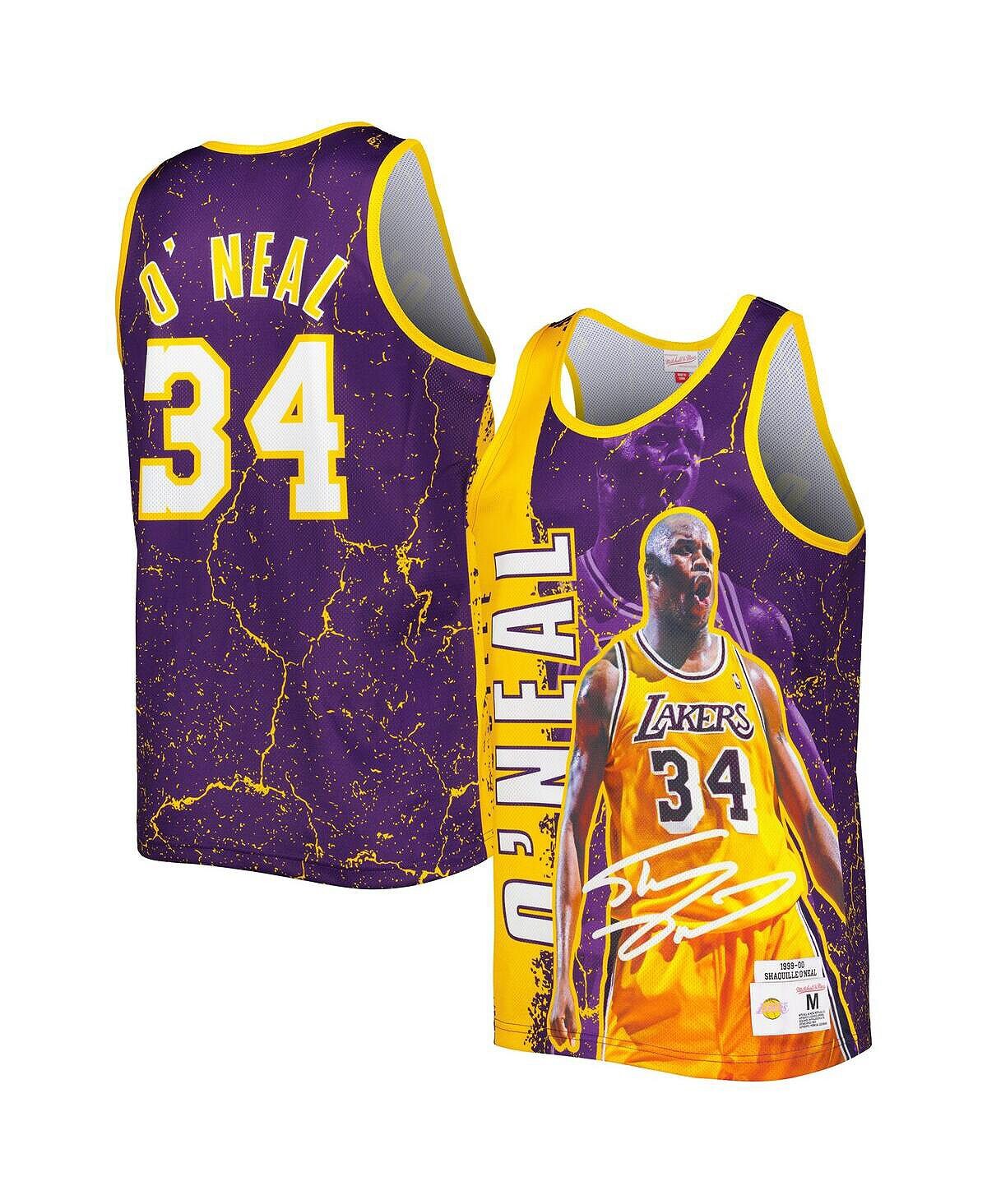 Мужская майка Shaquille O'Neal Purple Los Angeles Lakers 1999-00 Hardwood Classics Player Burst Mitchell & Ness 
Мужская майка Shaquille O'Neal Purple Los Angeles Lakers 1999-00 Hardwood Classics Player Burst Mitchell & Ness