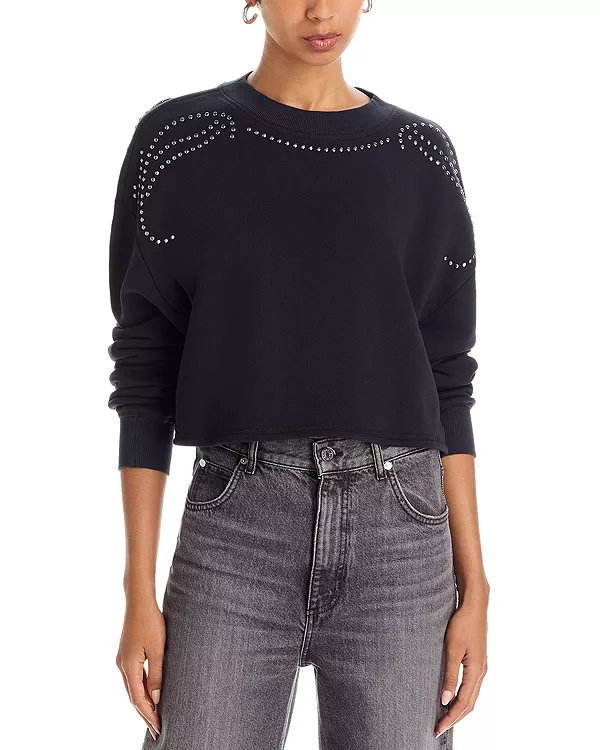 Толстовка с заклепками Rag & Bone, черный
Толстовка с заклепками Rag & Bone, черный