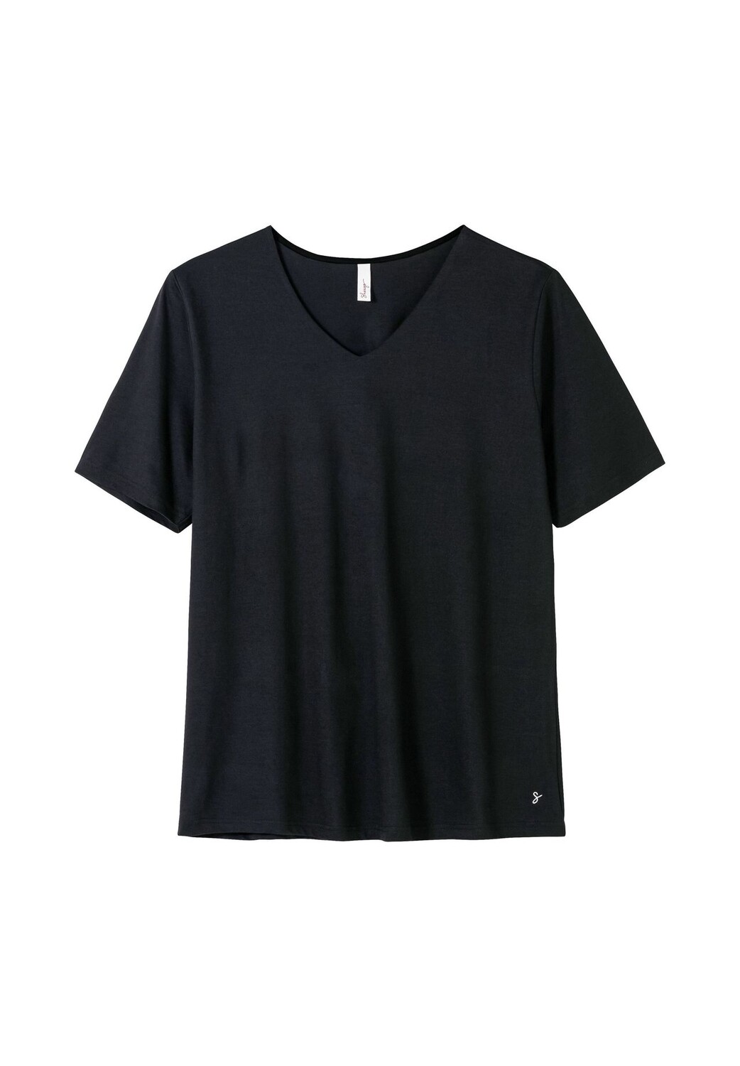 Футболка с двухслойной передней частью Sheego, черный
Футболка с двухслойной передней частью Sheego, черный