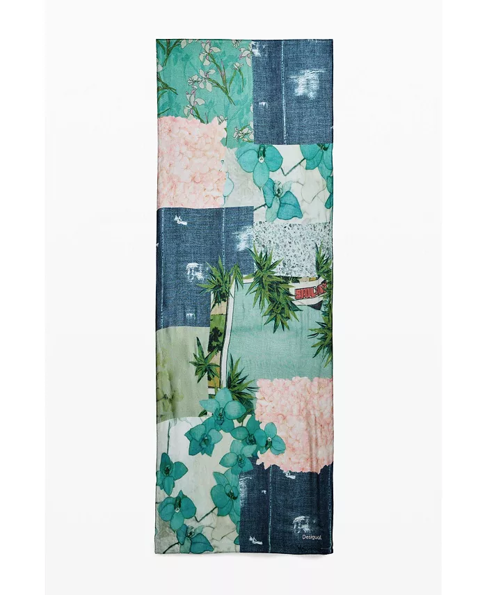 Женский шарф Patch Desigual, синий
Женский шарф Patch Desigual, синий