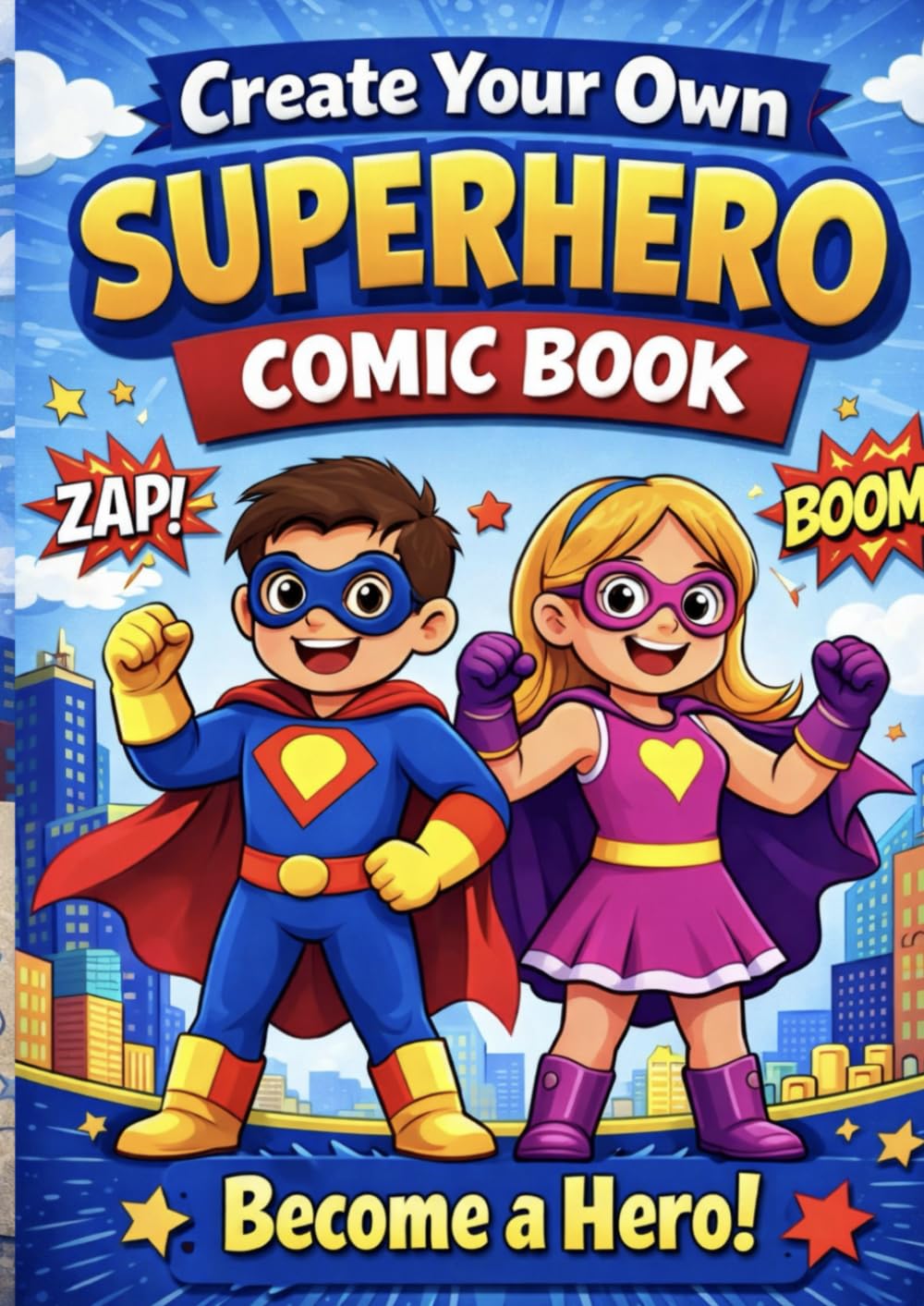 Create Your Own Superhero Comic Book: Superhero Comic Creator for Kids - Draw your own Comic (Independently published)
Create Your Own Superhero Comic Book: Superhero Comic Creator for Kids - Draw your own Comic (Independently published)