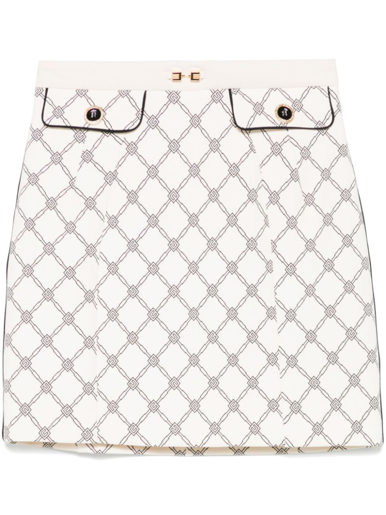 Elisabetta Franchi креповая юбка мини с принтом, нейтральный цвет
Elisabetta Franchi креповая юбка мини с принтом, нейтральный цвет