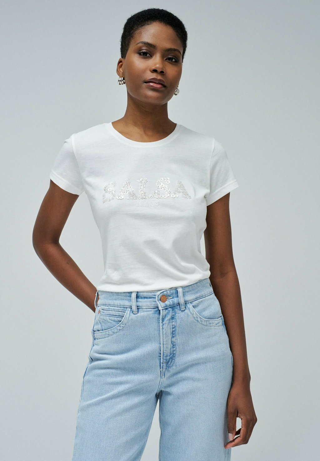 Футболка с принтом Salsa Jeans, белый
Футболка с принтом Salsa Jeans, белый